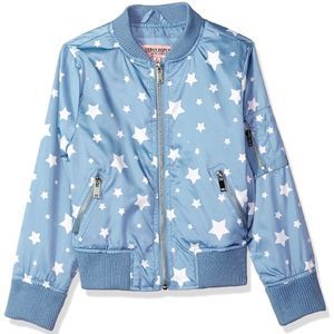 Urban Republic Sateen Star Bomber Jacket